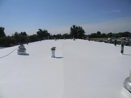 Picture of White Elastomeric Roof Coating 