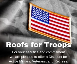 Military Roofing Discount